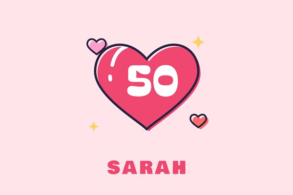 Vlagontwerp Sarah groot hart