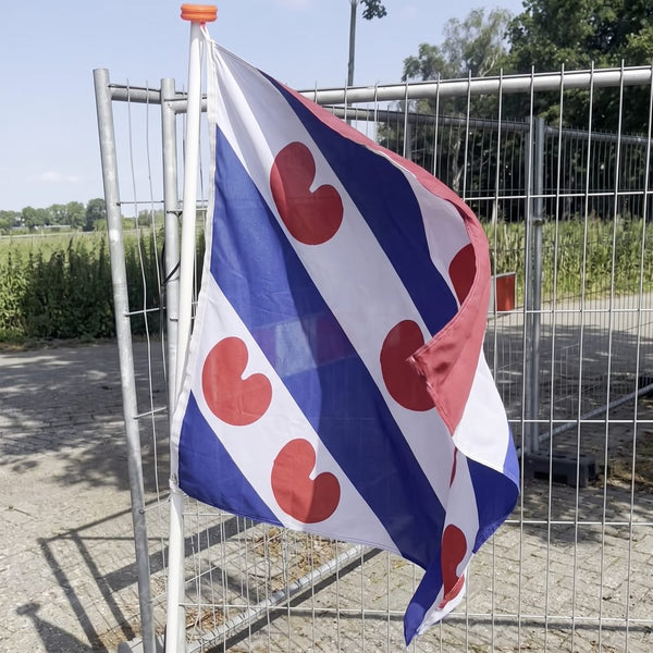 Clôture de chantier · drapeau régional